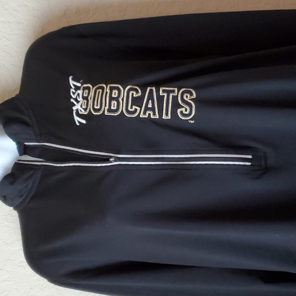 Ladies large TX State Bobcats Long-sleeved work out jacket - Picture 3 of 11